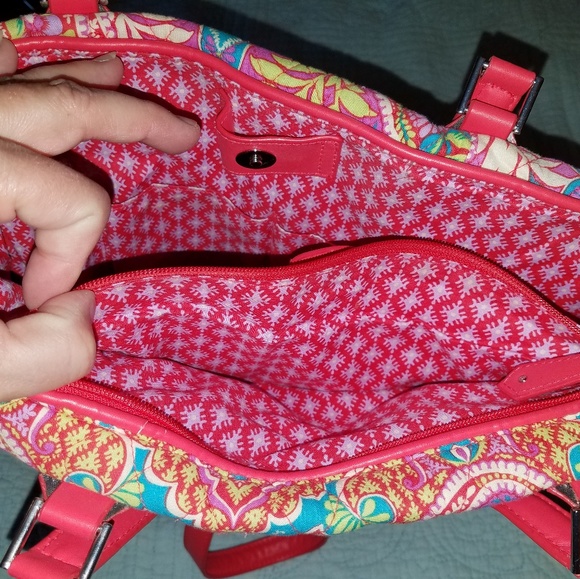 Vera Bradley 3 piece set Tote, wallet, coin purse - Picture 4 of 7